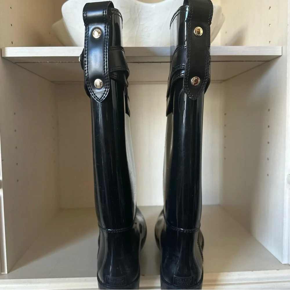 Coach Black Tall Boots